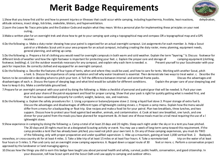 Personal Fitness Merit Badge Worksheet Answers