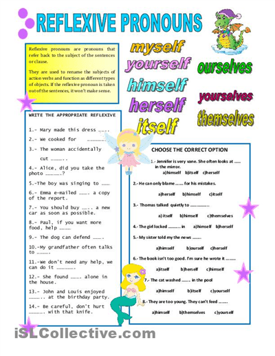 Pronoun Worksheet Images