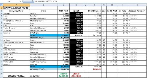 Microsoft Excel Accounting Templates  Excel Templates And