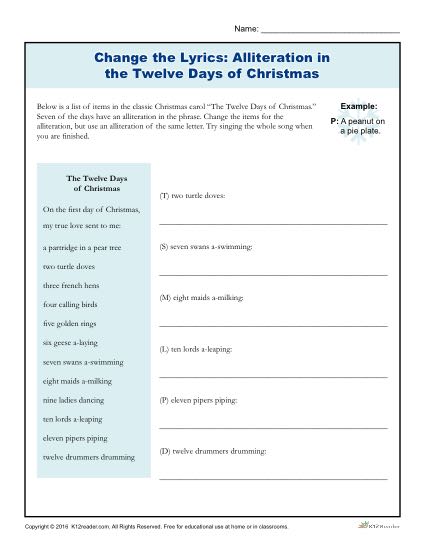 The Twelve Days Of Christmas
