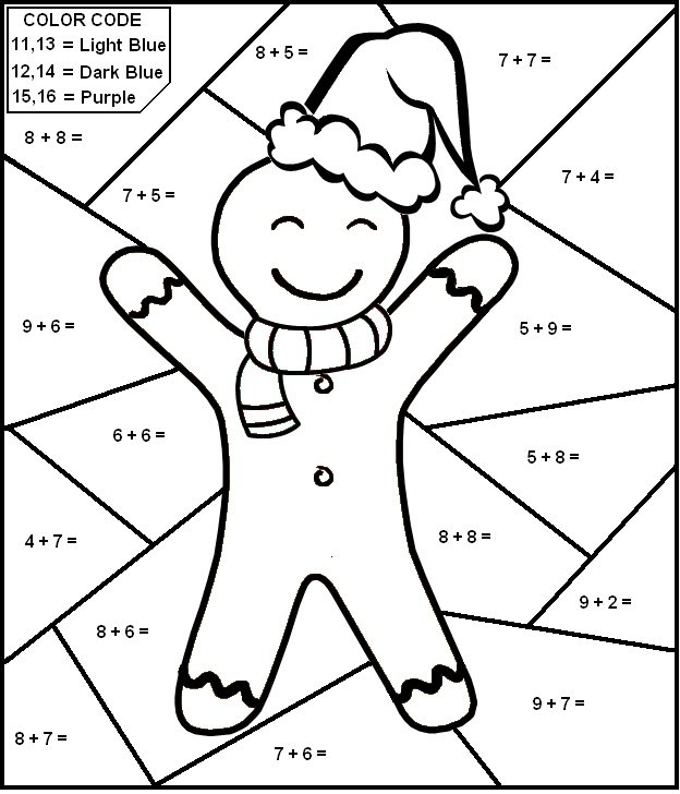 Color By Number Addition