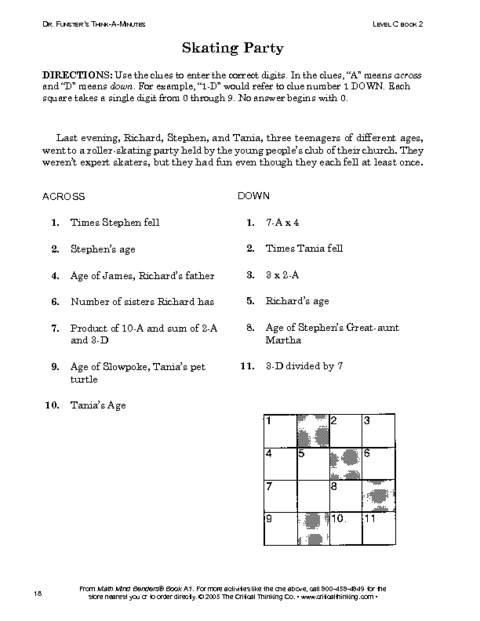 Critical Thinking Reading Worksheet