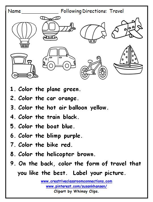 This Great Printable Provides Practice For Students Following