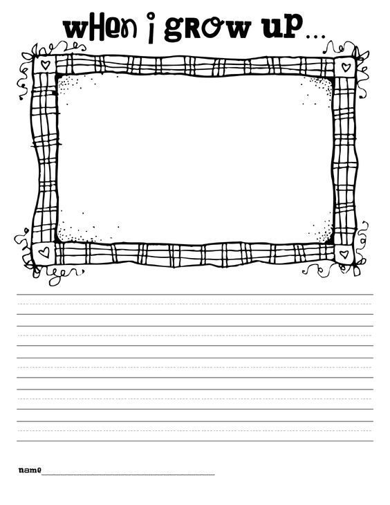 Image Result For When I Grow Up Printable Worksheets