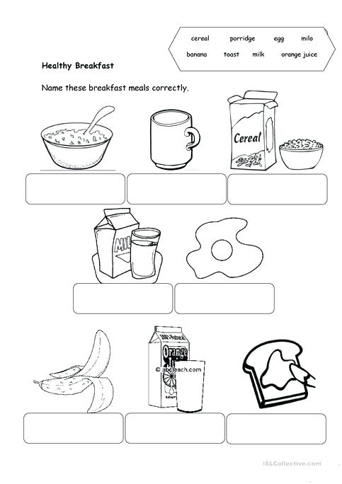Free Printable Healthy Eating Worksheets Food Worksheet Made By