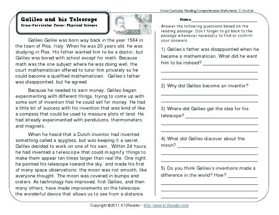 Main Idea Worksheets 4th Grade