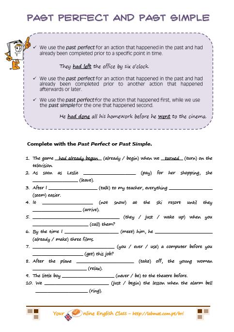 Copy Of Grammar Revision For The Class Test