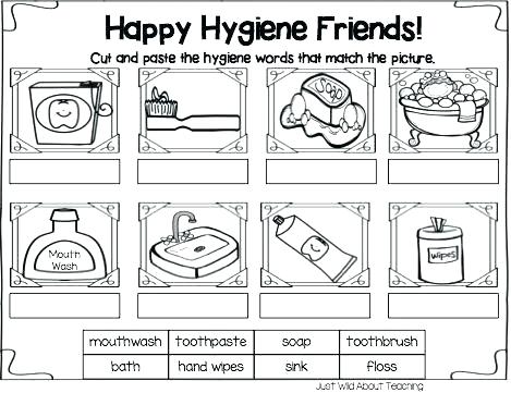 Personal Hygiene Activities Worksheets Printable Collection Of