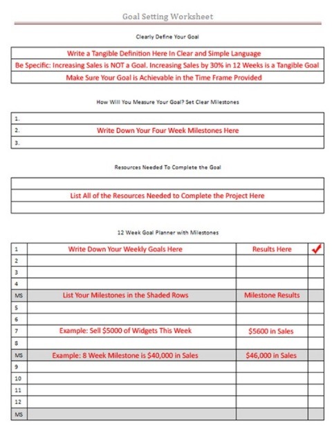 11 Effective Goal Setting Templates For You