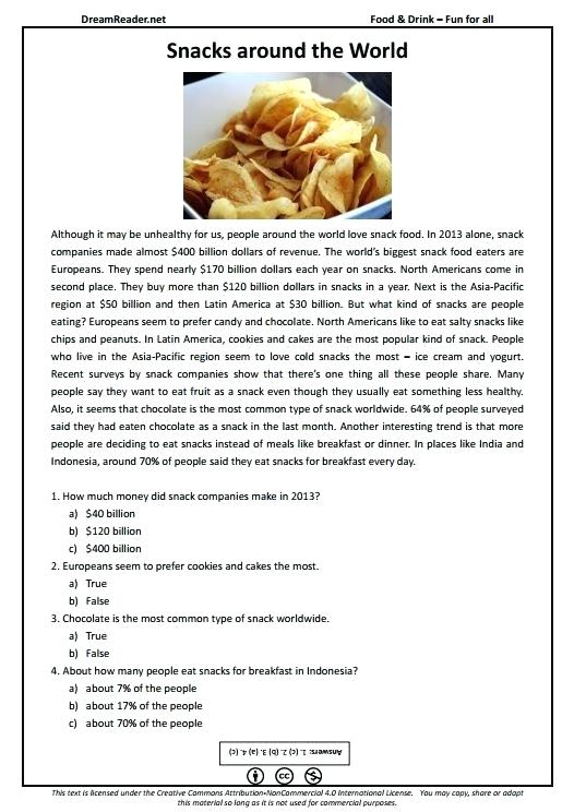 Recipes Worksheet Free Printable Worksheets Made Esl Recipe Fun
