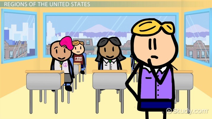 The 5 Regions Of The United States  Lesson For Kids