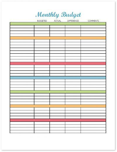 Budget Binder Printable  How To Organize Your Finances