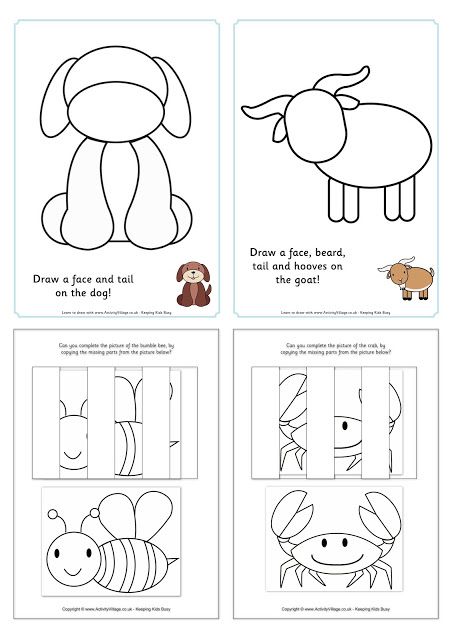 Lovely Free Visual Closure Worksheets Designed By Activityvillage