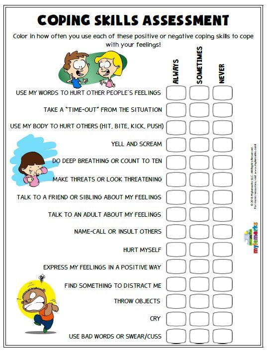 Anger Worksheets