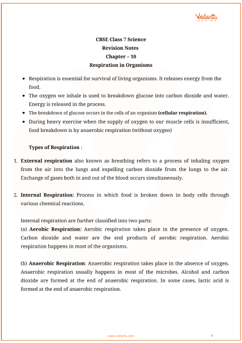Cbse Class 7 Science Chapter 10