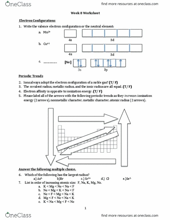 Che 2a Lecture Notes