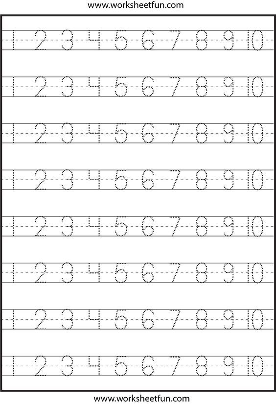 Number Tracing 1