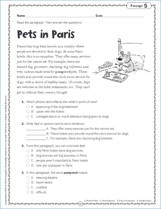 3rd Grade Ela Worksheets Multiplication Worksheets Grade 4 Rd