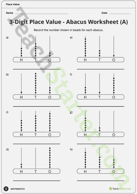 39 Unforgettable Free Printable Abacus Worksheets