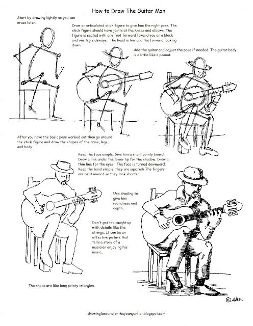 How To Draw Worksheets For The Young Artist