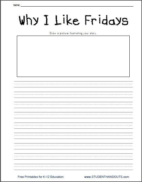 Why I Like Fridays Writing Prompt