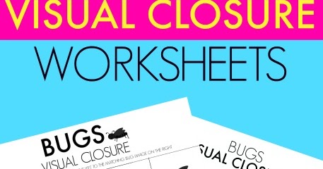Visual Closure Activity Bugs Theme