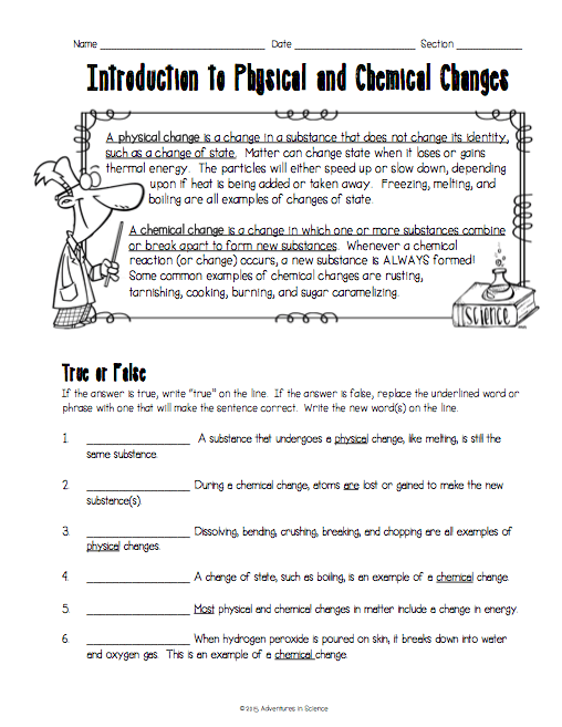 Worksheet Classification Of Matter