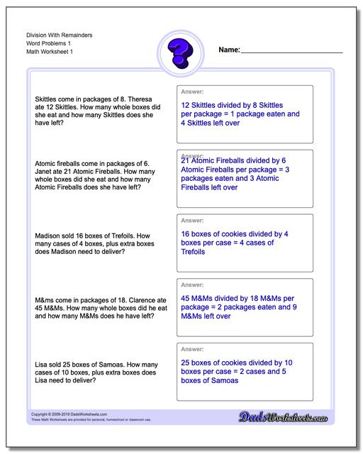 Word Problems
