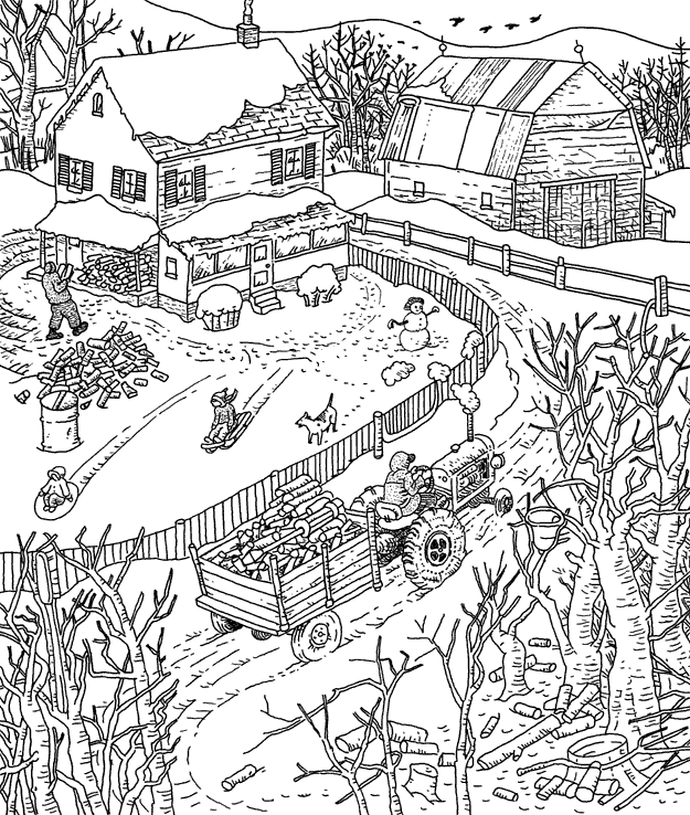 Difficult Hidden Pictures Printables