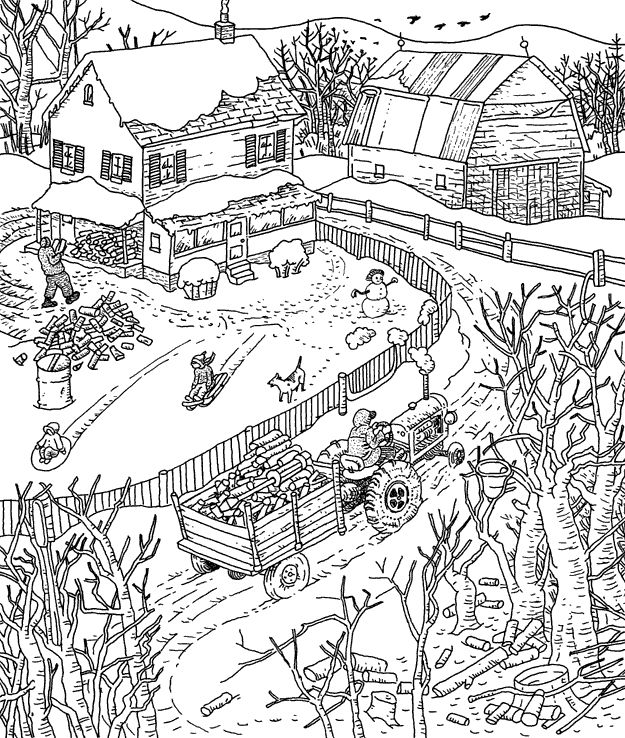 Difficult Hidden Pictures Printables