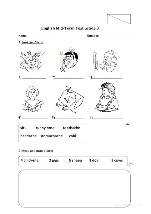 First Grade English Worksheets Pdf