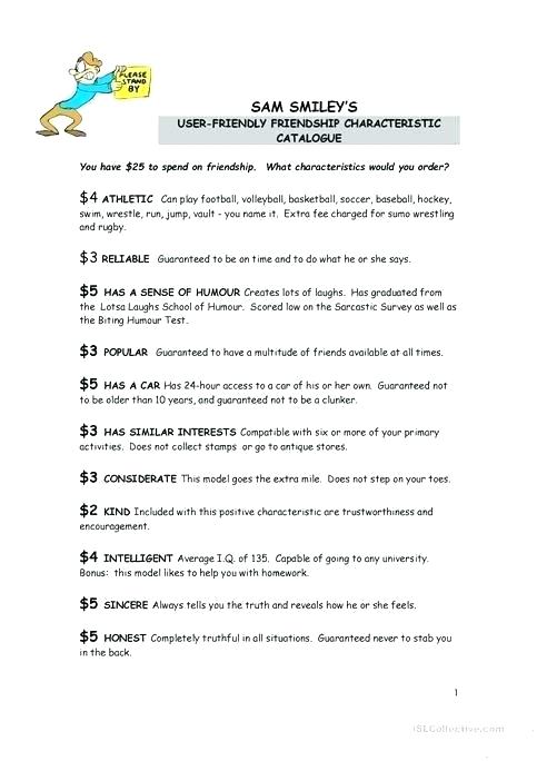 Free Friendship Worksheets Iq Worksheets For Kindergarten Iq