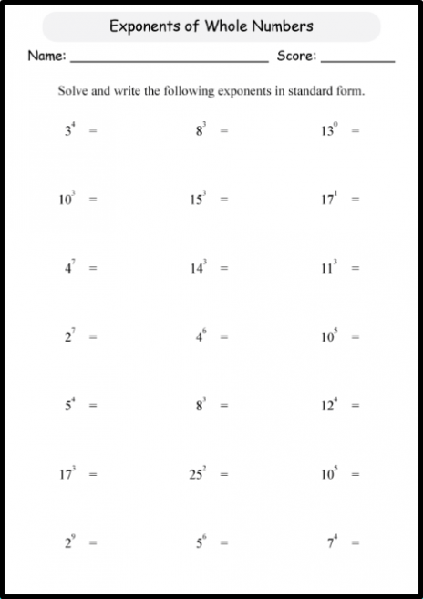 7th Grade Math Worksheets Printable With Answers - Free ...