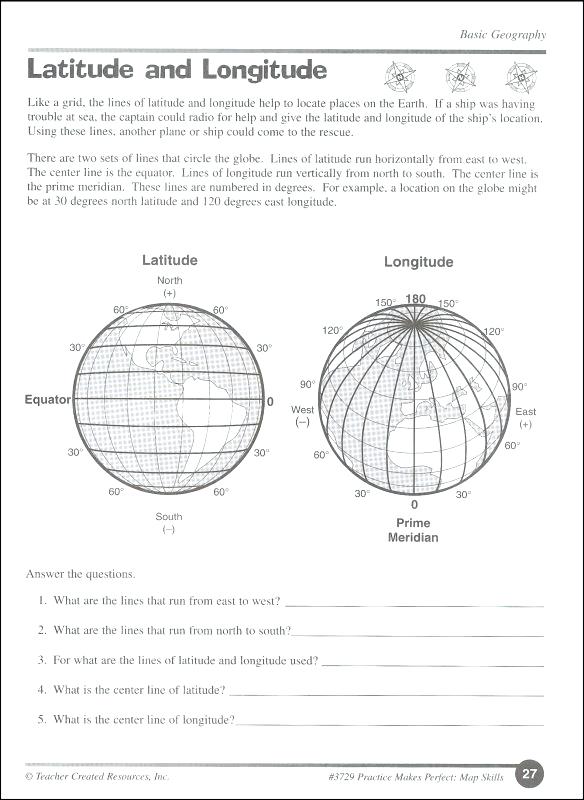 Social Studies Map Skills Worksheets â Marinaradet Info