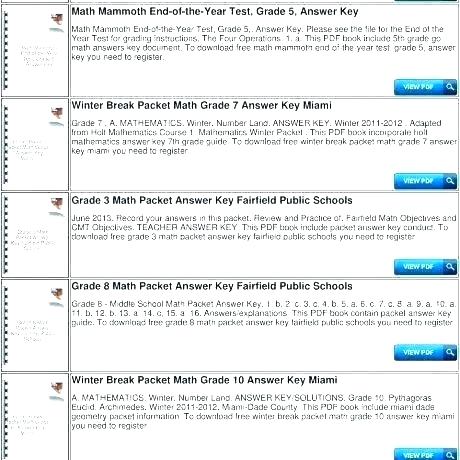 Grade 7 Math Worksheets Printable Grade Math Packets Go Math
