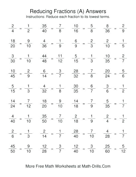 Grade Equivalent Math Grade 4 Math Worksheet Equivalent Fractions