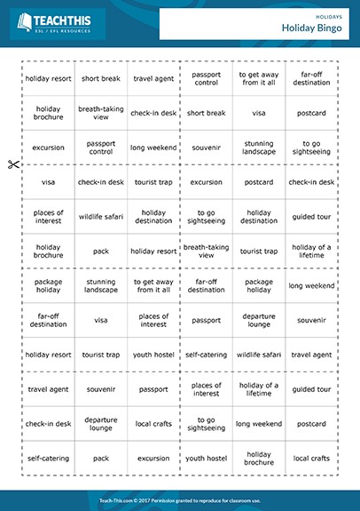 Holidays Esl Activities Worksheets Games