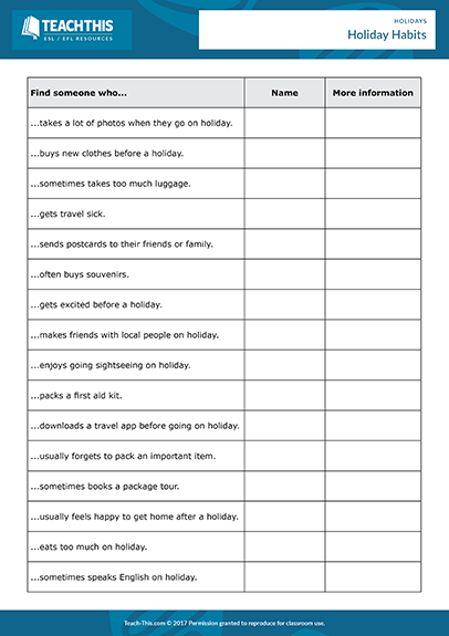 Holidays Esl Activities Worksheets Games