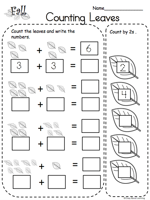 Leaf Counting Worksheet