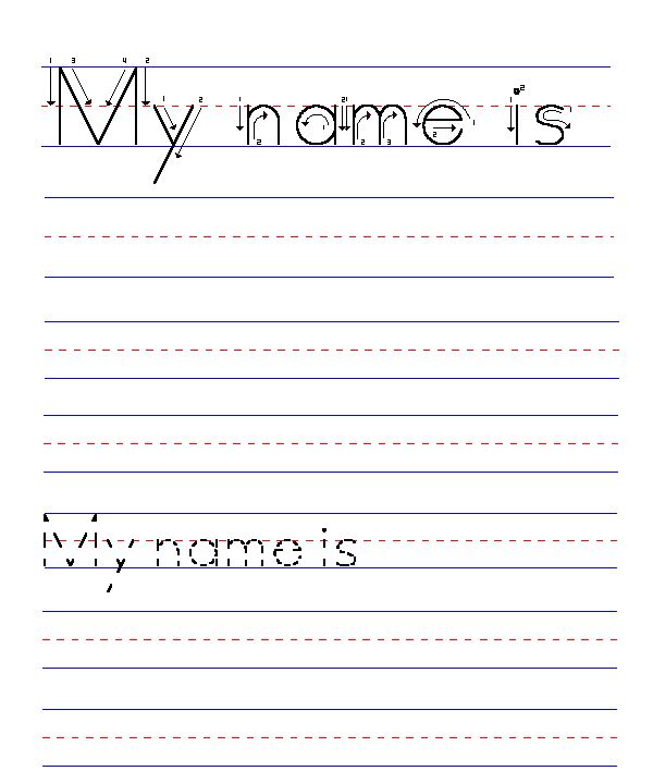 Learn To Write My Name Worksheet Need Assignment Help