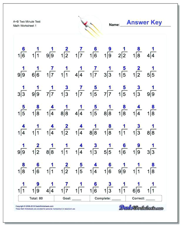 Mad Math Minute Multiplication Tables Free Times Worksheets First