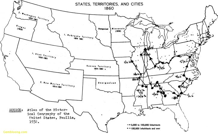Civil War Map Worksheet
