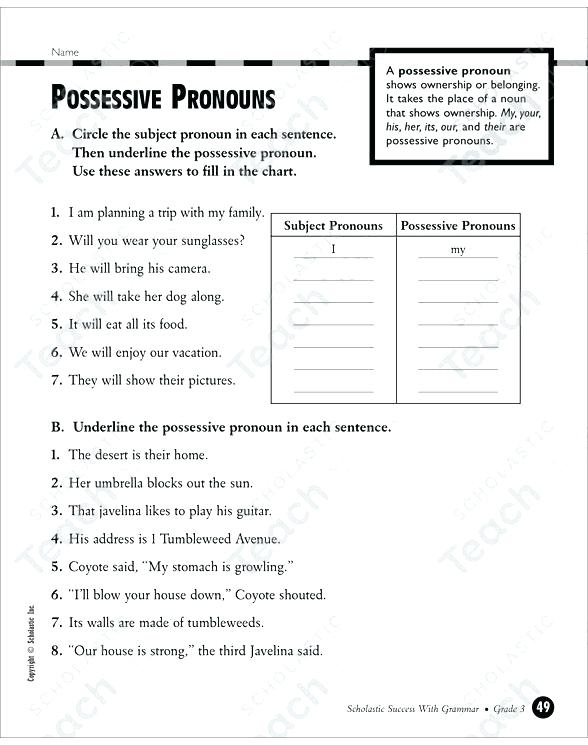 Noun Worksheets Pdf With Answers