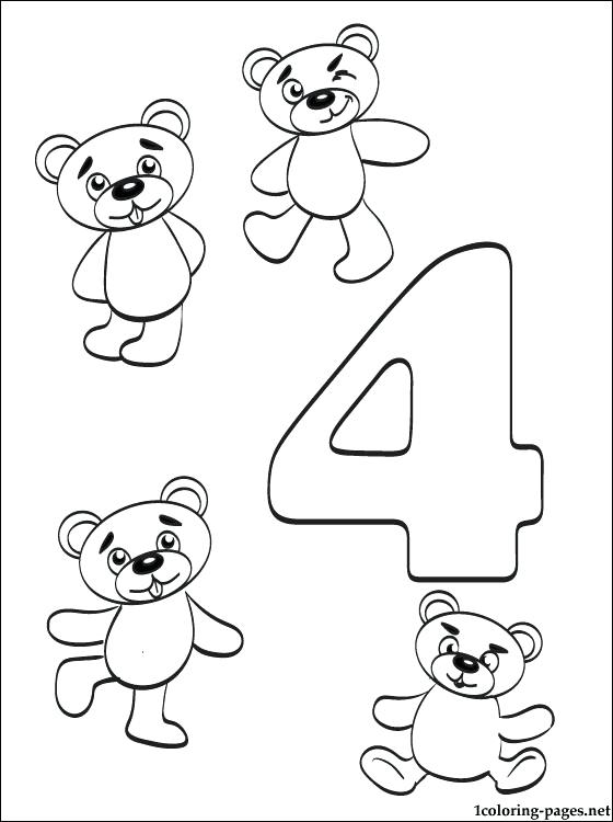 Number 4 Worksheets Kindergarten Number 4 Tracing Worksheets