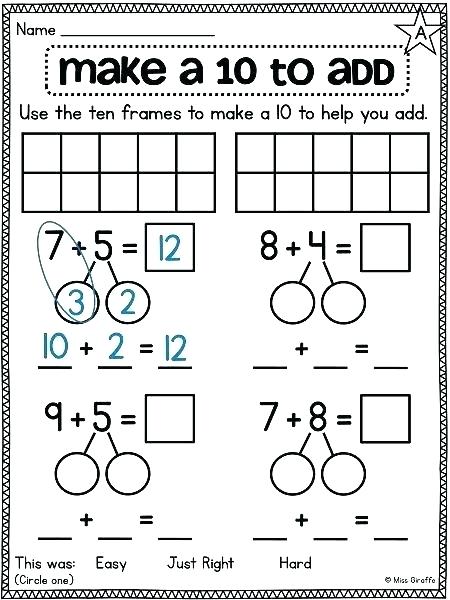 Number Bonds To Free Math Worksheets Adding 3 Numbers Make For 2nd