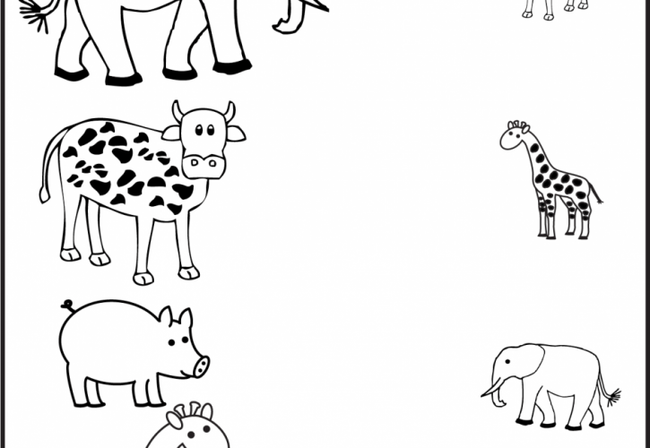 Preschool English Worksheets Cartoon Coloring Pages Free Printable