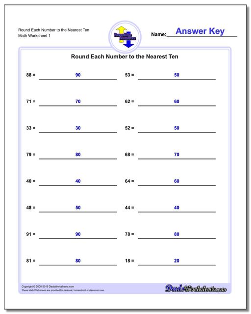 Math Worksheets