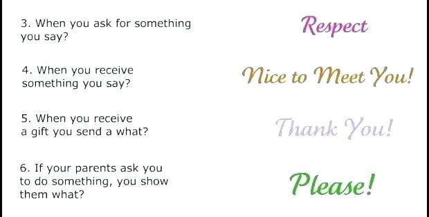 This Reading Comprehension Worksheet Table Manners Is For Teaching