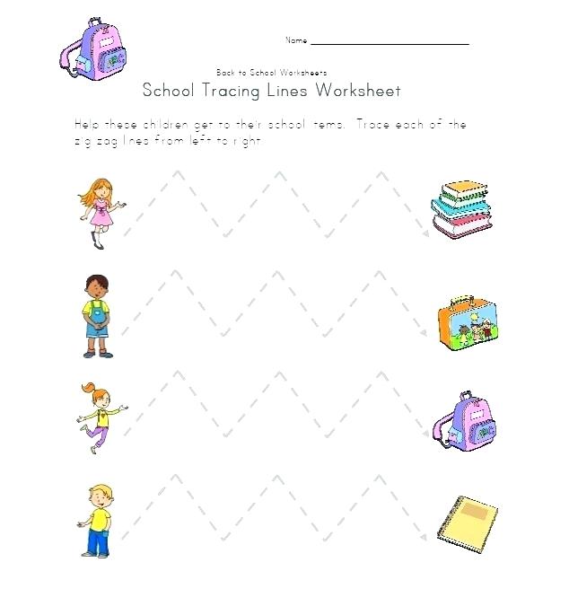 Straight Line Worksheets For Preschoolers
