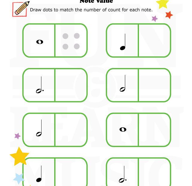 Do You Need A Fun Note Value Worksheet For Your Students